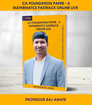 Picture of CA FOUNDATION Paper-3: Mathematcs Fastrack Online Live