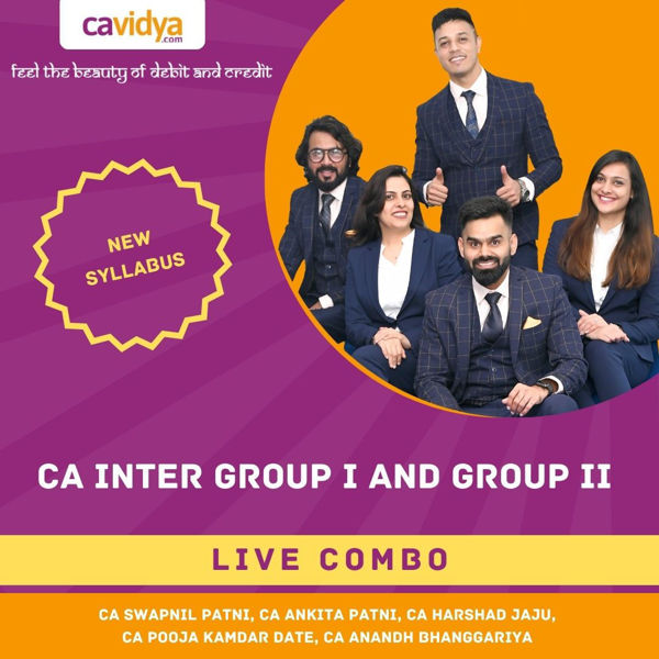 Picture of CA INTER NEW SYLLABUS COMBO BOTH GROUP COMBO FULL LECTURES LIVE