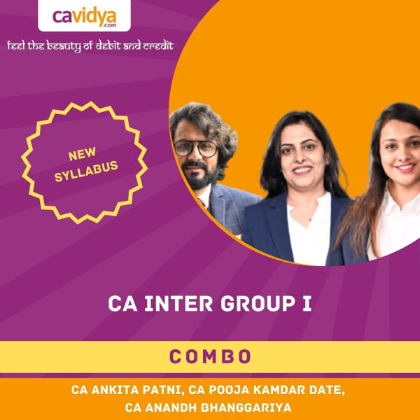 Picture of CA INTER NEW SYLLABUS COMBO GROUP I COMBO FULL LECTURES LIVE