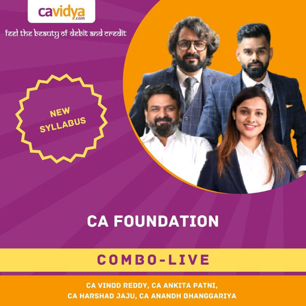Picture of CA FOUNDATION NEW SYLLABUS FULL LECTURES COMBO