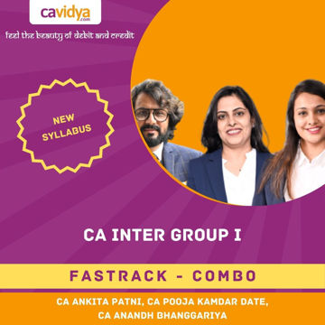 Picture of CA INTER NEW SYLLABUS COMBO GROUP I COMBO FASTRACK LECTURES