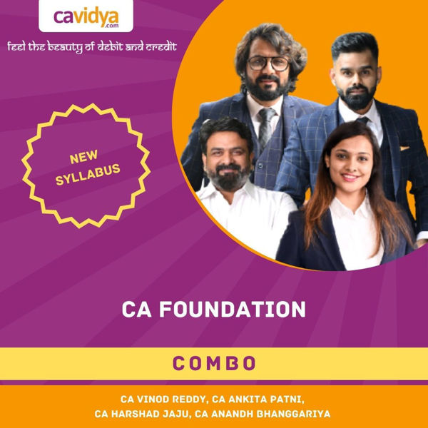 Picture of CA Foundation New syllabus Combo with unlimited View and 6 Months Validity